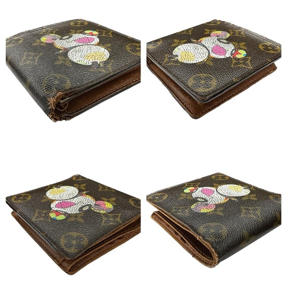 Limited Edition Authentic Louis Vuitton Taskashi Murakami Panda Marco Wallet - Picture 5 of 16